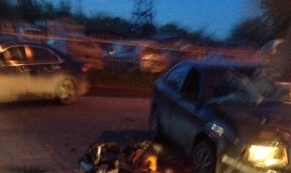 Водитель "Skoda Octavia" сбил 45-летнего мотоциклиста